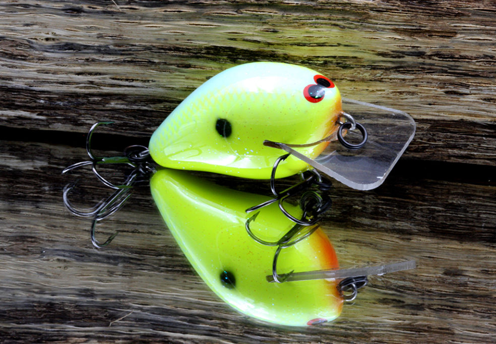 Black Label Balsa - Peanut - Balsa Crankbait - Threadfin Shad Pearl Color -  Zoom WEC Mutt - Wood Bait Country