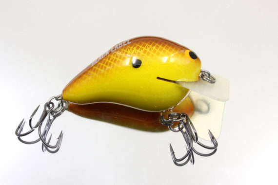 Black Label Balsa - Peanut - Balsa Crankbait - Threadfin Shad Pearl Color -  Zoom WEC Mutt - Wood Bait Country