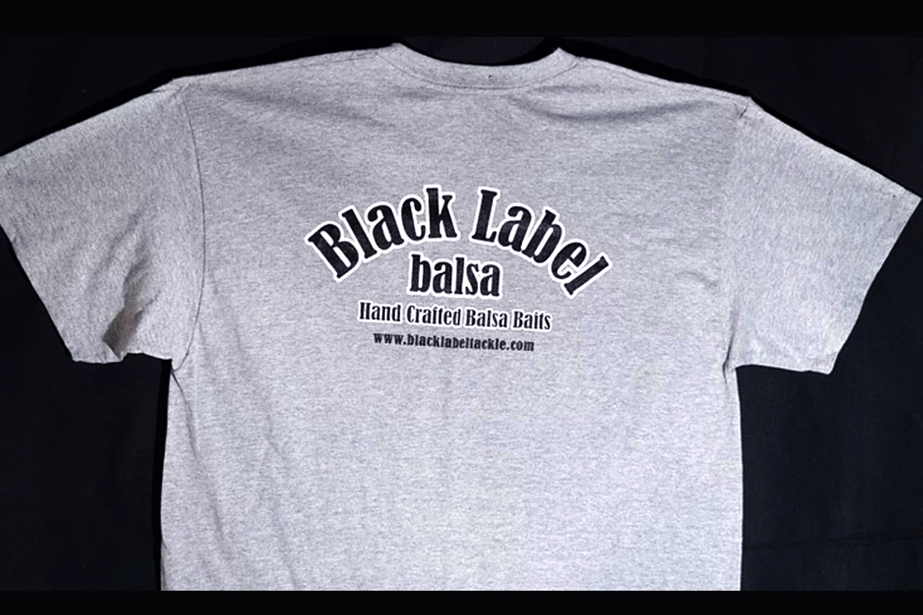 Black Label Tee Shirt - Black Label Tackle