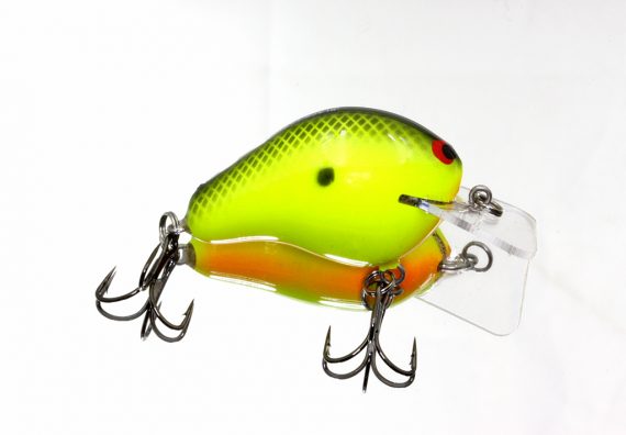 BLACK LABEL TACKLE'S WRECK. CHARTREUSE BLACK BACK SHOWN